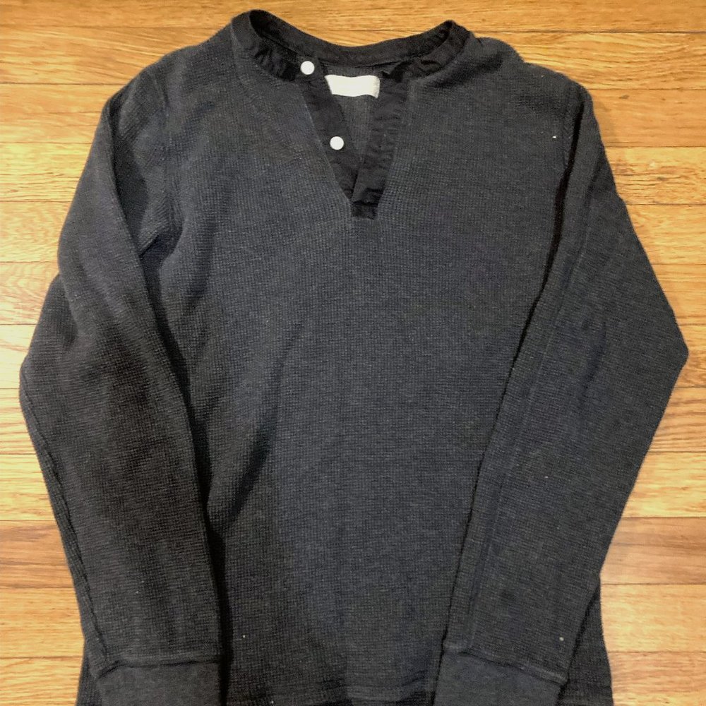 Everlane Waffle Knit Henley